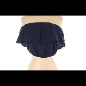 navy blue tube top